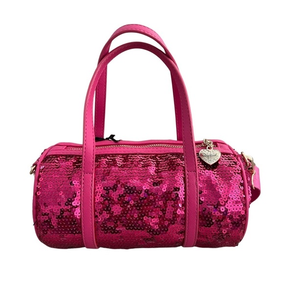 Juicy Couture Queen Of Everything Sequins Mimi Barrel Crossbody Bag - Picture 2 of 7